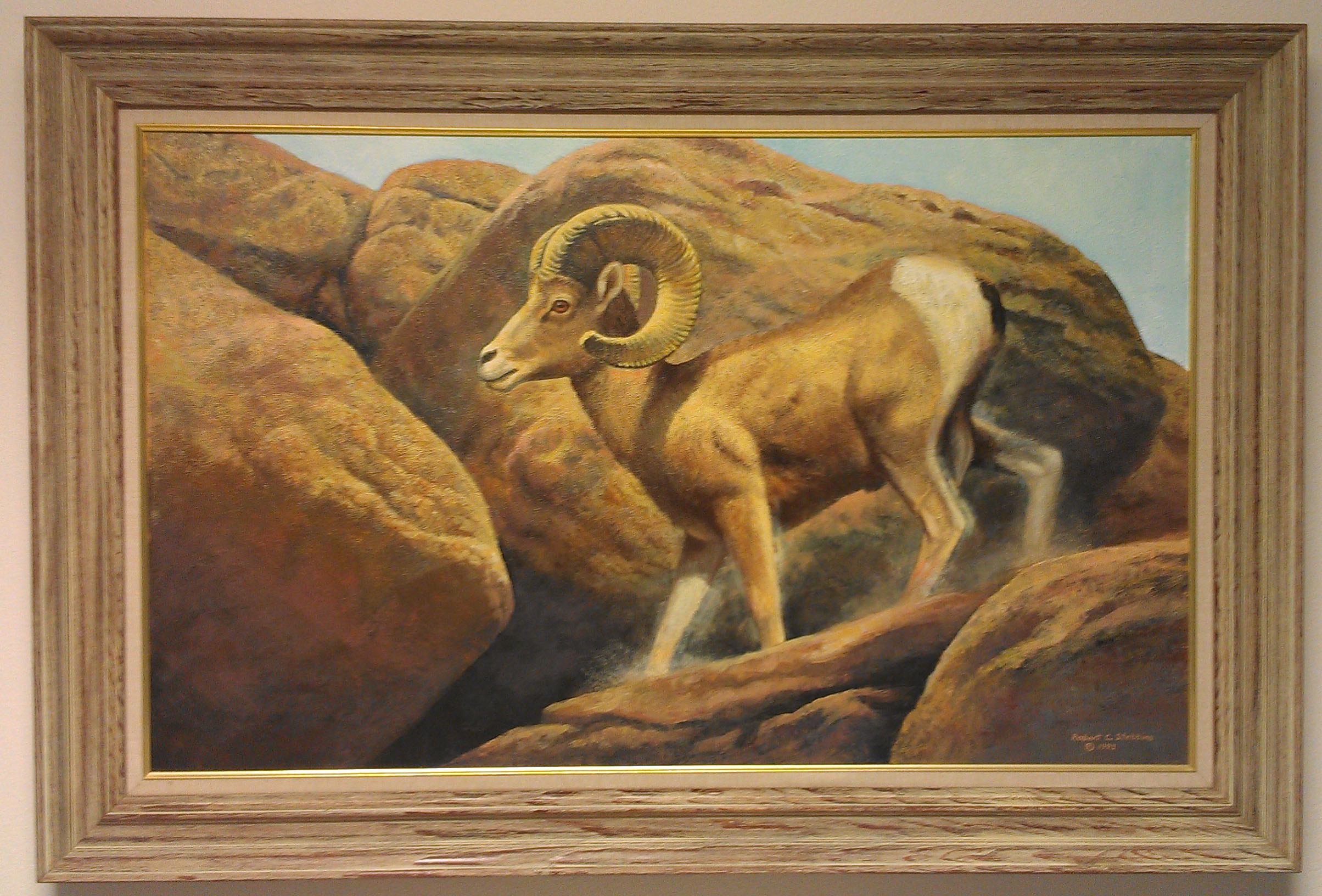 Stebbins oil painting, 1993