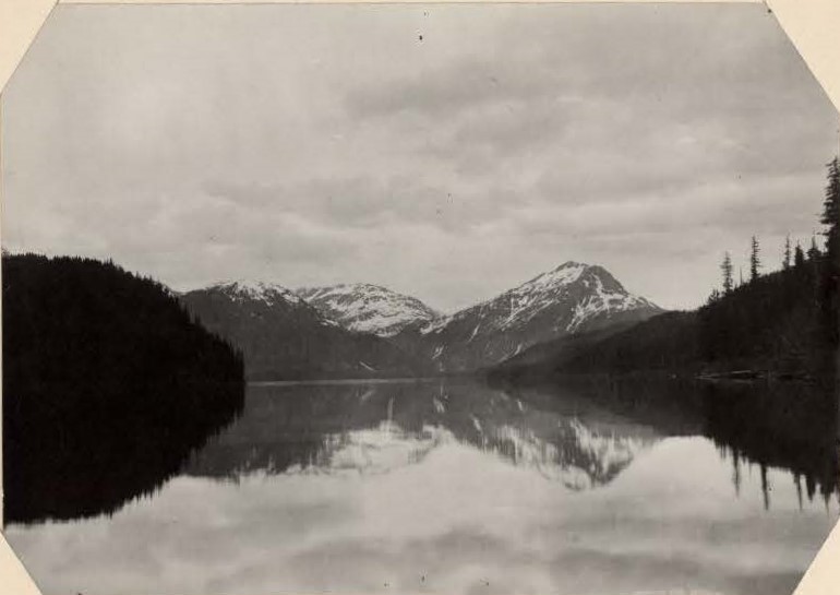 Hasselborg Lake, Admiralty Inlet, Alaska by Annie Alexander 1907 silver gelatin print